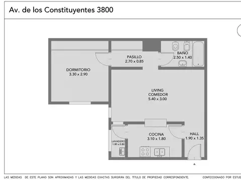 Departamento en Venta en Parque Chas, USD 89.000