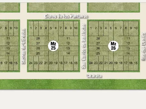 LOTEO "San Fernando Sur" - Lotes de 50 x 50 mts.