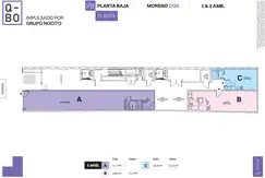 1 y 2 ambientes  | Monserrat | QBO de 1 Dormitorios