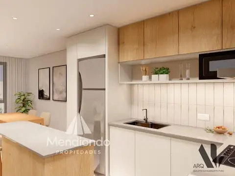 Semipiso 2 amb. (58m2) frente c/ Balcón. COCHERA y BAULERA incluida - Zona Güemes Aldrey