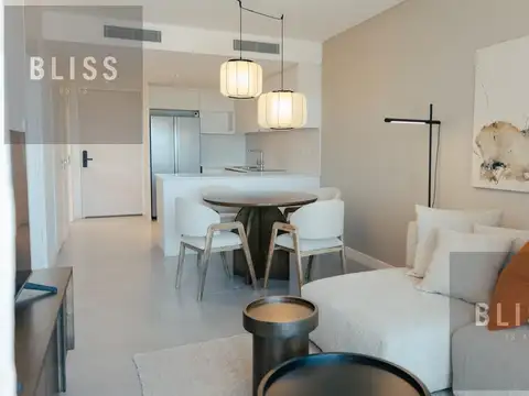 Departamento 2 ambientes con 2 baños