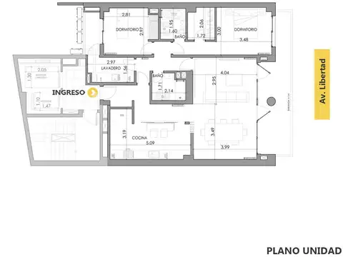 Venta departamento 2 dormitorios Rosario Martin