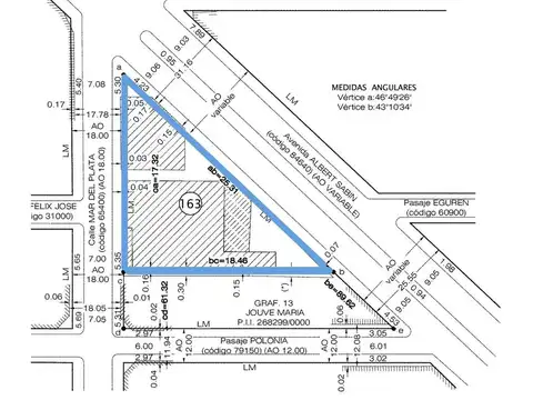 Terreno en Venta 25  mts Frente