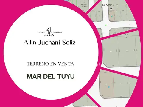 TERRENO EN VENTA MAR DEL TUYU