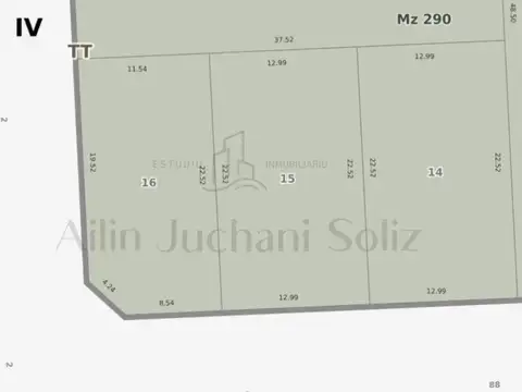 Terreno en Venta en Mar del Tuyu, USD 60.000