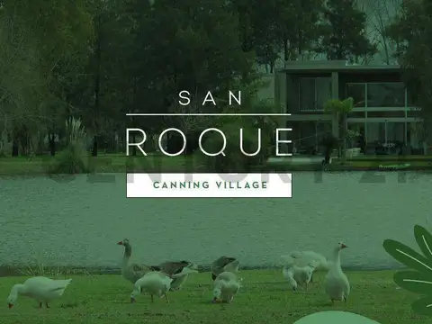 Lote en Venta Barrio San Roque Canning Ezeiza EIDICO