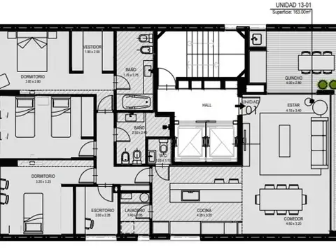 Entre Rios 430 , Piso 13