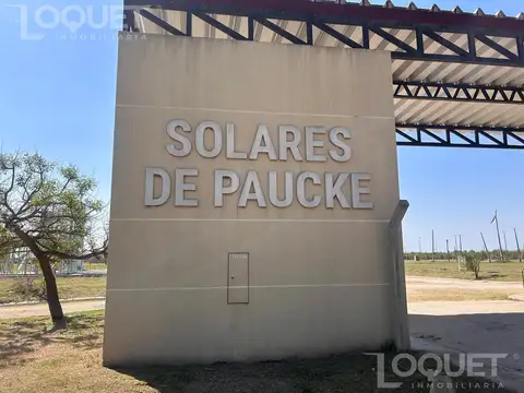 Terreno en Solares de Paucke sobre calle principal