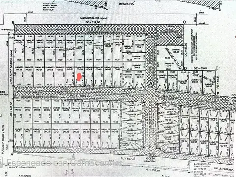 Terreno en Venta 17  mts Frente
