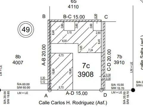 Terreno en Venta de 300,0 m2