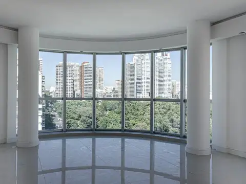 Dos cocheras - Seg 24 hs. - Piso alto  - balcón aterrazado - Vista verde a Parque Las Heras
