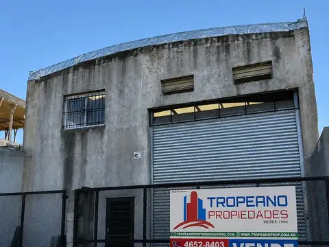 Galpón En Venta 300 M2 Cub, Hormigón H30, Entrada De Camión, Esteban Echeverría.