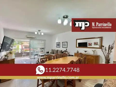 Departamento de 3 ambientes con terraza propia, balcón y cochera, ubicado en Florida- En Venta
