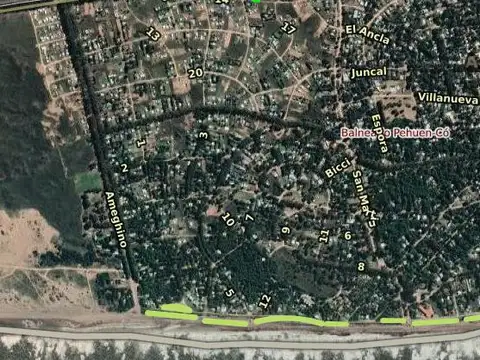 Terreno en Venta 50  mts Fondo