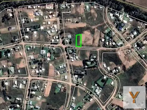 Terreno en Venta 20  mts Frente