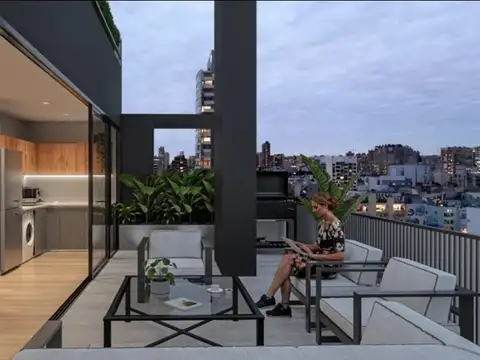 Departamento 2 ambientes con 1 baño