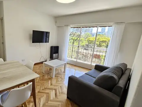 Departamento 3 ambientes en Palermo amoblado