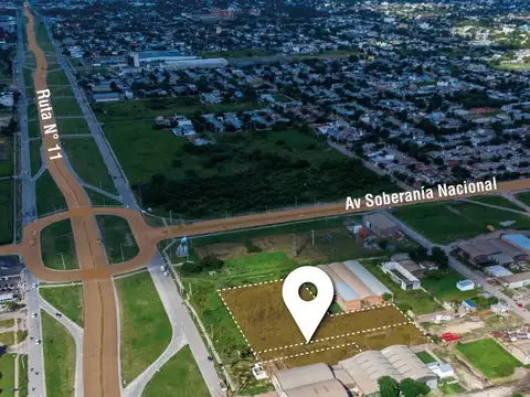TERRENO en venta sobre Ruta 11. Acceso a Resistencia.