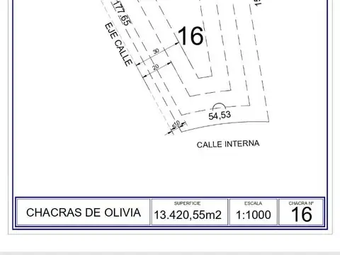 Terreno en Venta de 13421,0 m2
