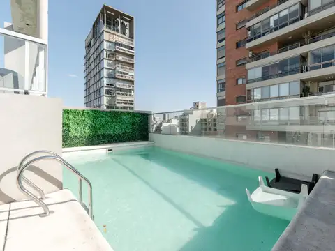 Departamento 2 ambientes y medio nuevo en duplex. Piscina, SUM. Gym- Nuñez.