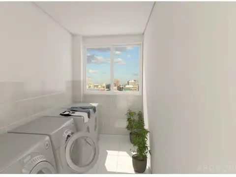 Departamento 3 ambientes con 2 baños