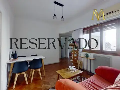 Departamento 3AMB con excelente luz y baulera cerca del Subte!