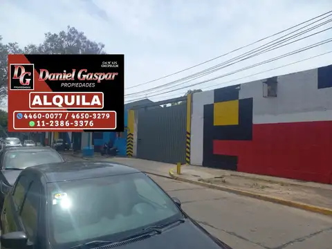ALQUILER – AMPLIO GALPÓN / DEPÓSITO EN PARQUE INDUSTRIAL – FLORIDA OESTE