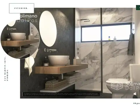 Departamento 2 ambientes con 1 baño