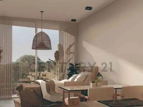 Departamento Monoambiente con 1 baño