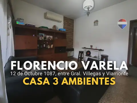 Venta Casa 3 amb garage, Florencio Varela