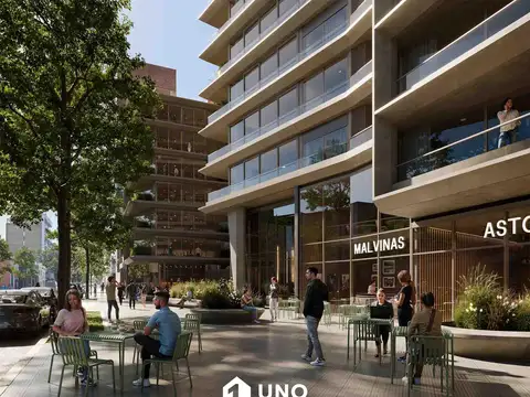 Pueyrredon y Mendoza - Amplio Dpto de 1 Dormitorio Externo. Posibilidad cochera.