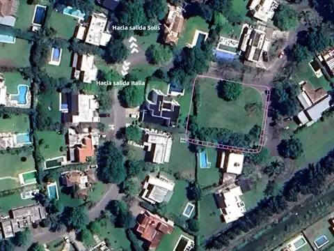 Lote interno 844 metros en Cul de Sac en Barrio San Isidro Labrador, Villanueva, Tigre