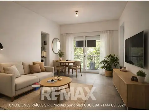 OPORTUNIDAD Dpto. 2 AMB. Reciclado balcón frente