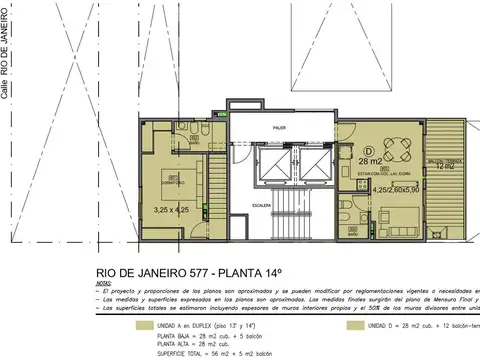 Departamento en Venta de 1 dormitorio