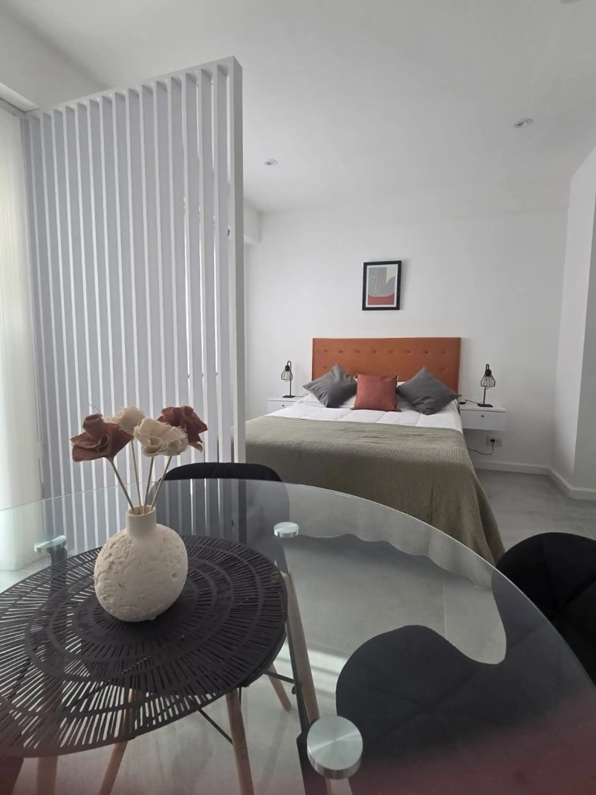Depto 1 ambiente 33m² con balcón y parrilla — Plaza Colon