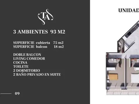 Departamento en Venta de 2 dormitorios