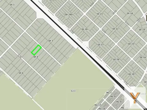 Terreno en Venta 103  mts Fondo