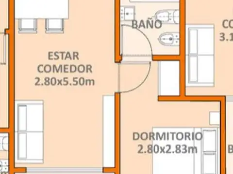 Departamento en Venta al Noreste