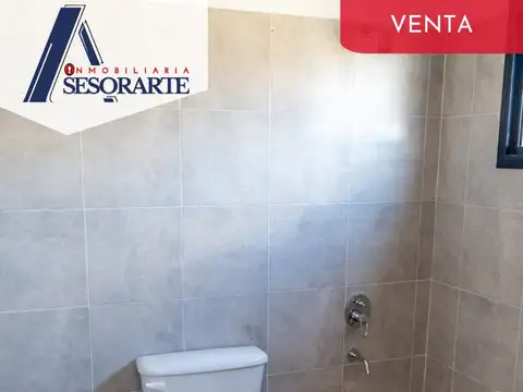 Casa 2 ambientes con 2 baños