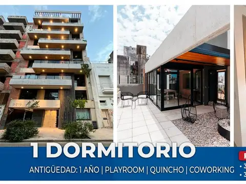 DEPARTAMENTO VENTA CENTRO 1 DORMITORIO CON QUINCHO