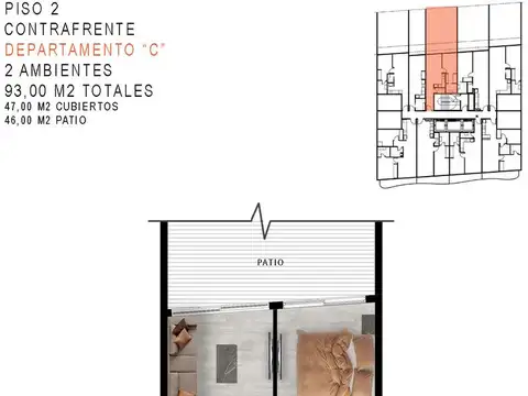 Departamento en Venta en Boedo, USD 161.200