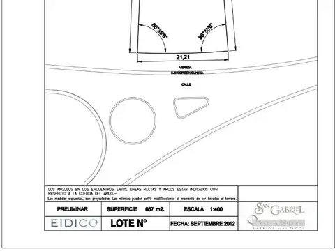 Terreno en Venta de 686,0 m2