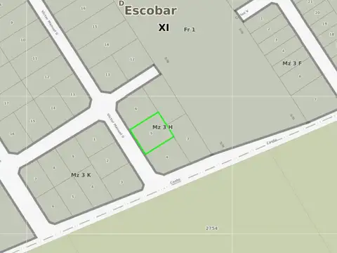 Terreno en Venta en Matheu, USD 39.000