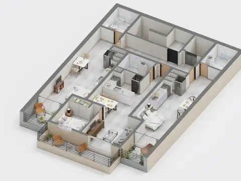 Departamento en Venta de 1 dormitorio