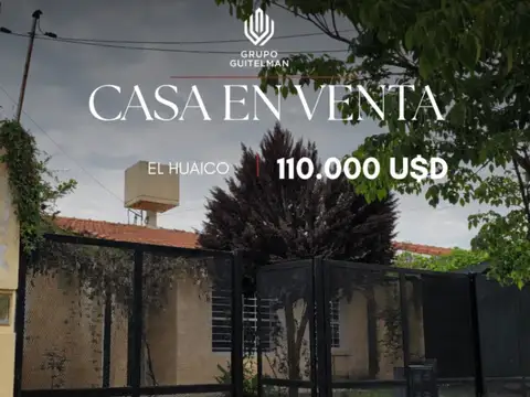 Casa en venta c/ cochera en El Huaico