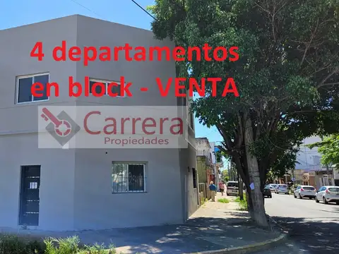 4 DEPARTAMENTOS EN BLOCK en venta en San Andres