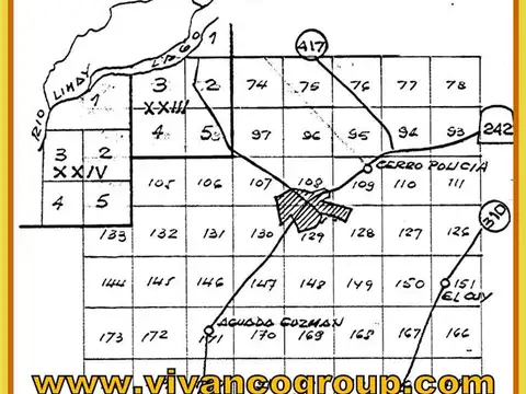Campo en Venta de 2.800  ha