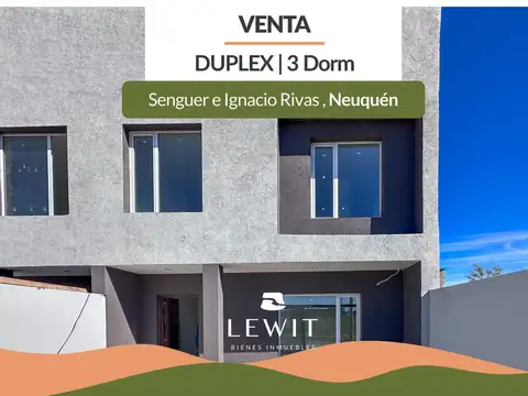 VENTA DUPLEX A ESTRENAR | 3 DORM | ALTOS DEL LIMAY