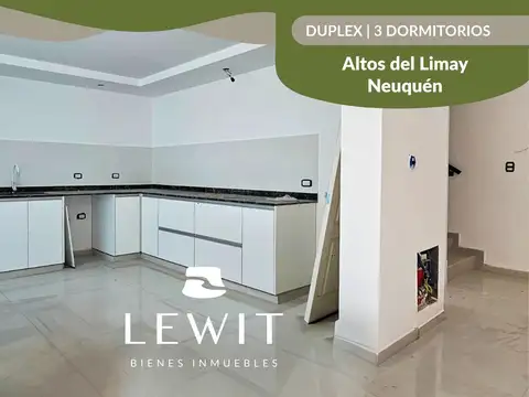 VENTA DUPLEX EN CONSTRUCCIÓN | 3 DORM | ALTOS DEL LIMAY
