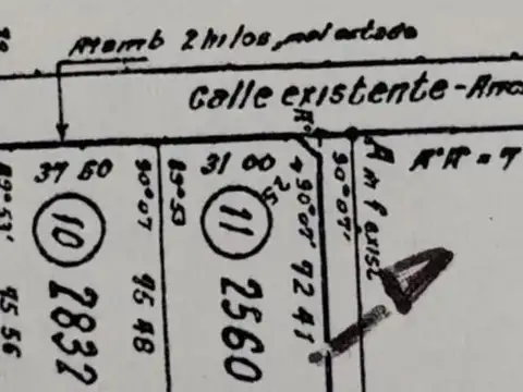 Terreno en Venta de 2560,0 m2